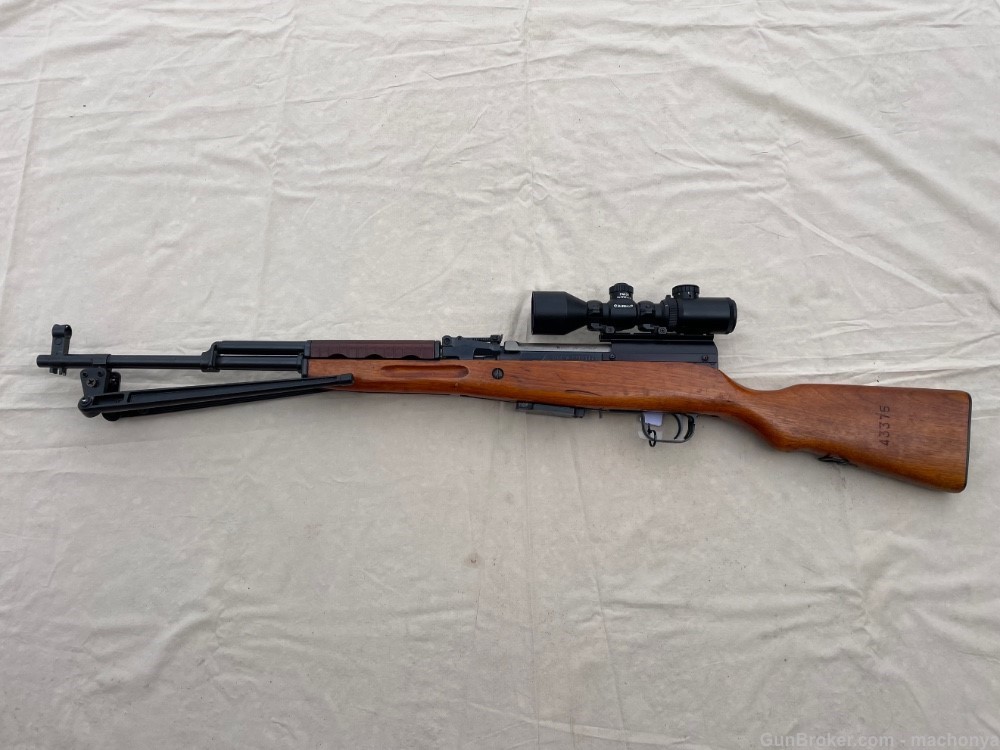 Norinco SKS 7.62 x 39 with Scope and Bipod Good Condition-img-15