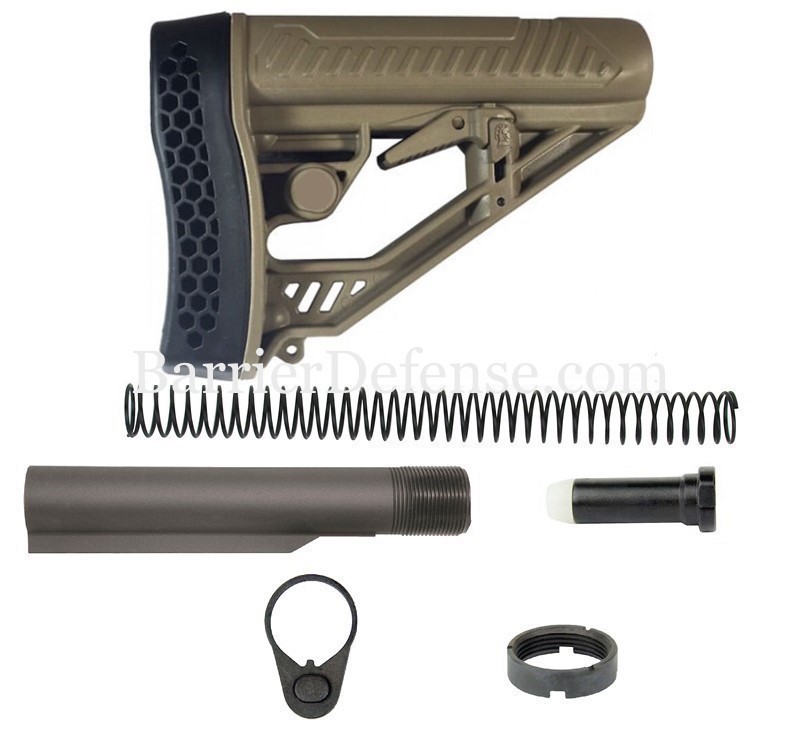 FDE BarDef Aggressive Combat 308 AR-10 T6 6 Position Stock Kit ACE-img-0