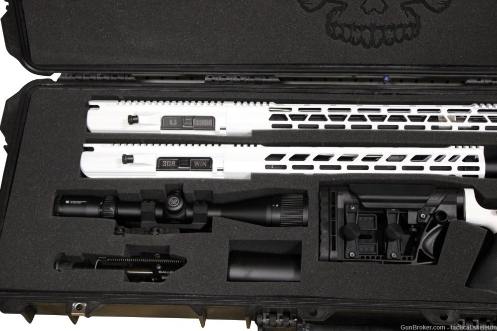 20" 6.5 CREEDMOOR & 18" 308 WIN DPMS AR10 RIFLE SYSTEM STORM TROOPER WHITE-img-2