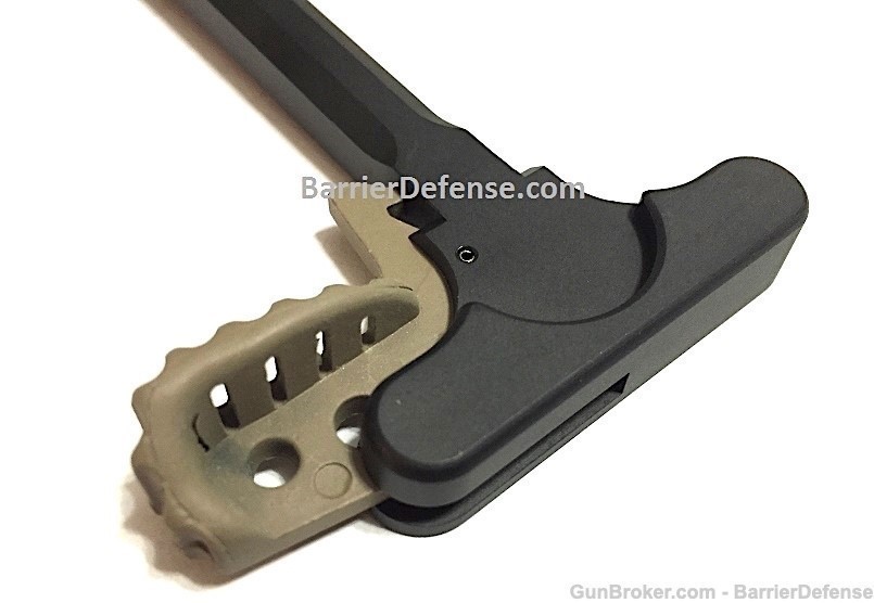 LR-308 Charging Handle w/ FDE Type 3 Tactical Latch AR-10-img-2