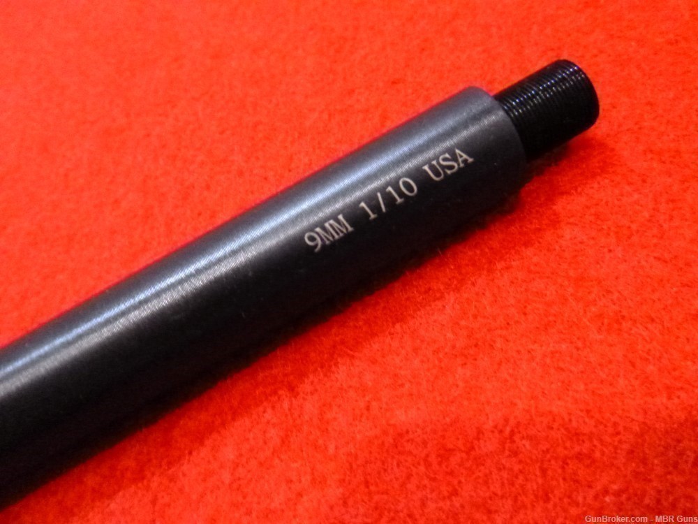 AR 15 9mm 10.5" Barrel Nitride 1:10 Twist-img-1