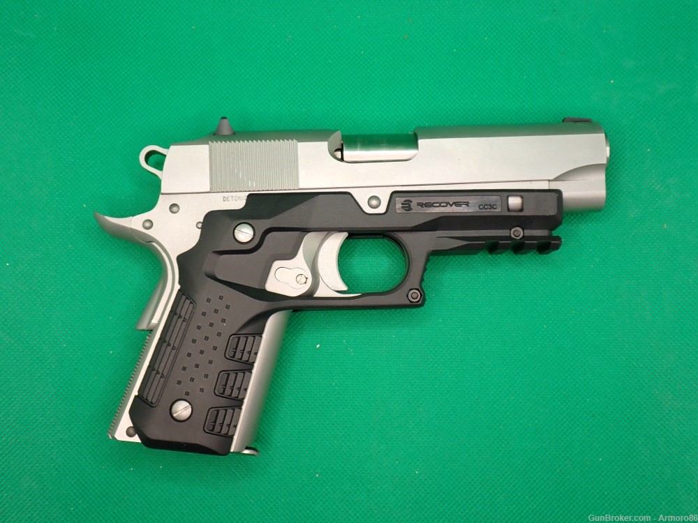 Detonics Officer -911 45 acp with recover tactical rail-img-15