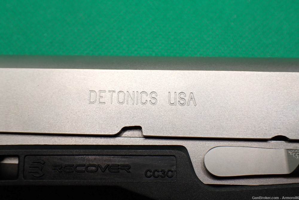 Detonics Officer -911 45 acp with recover tactical rail-img-6