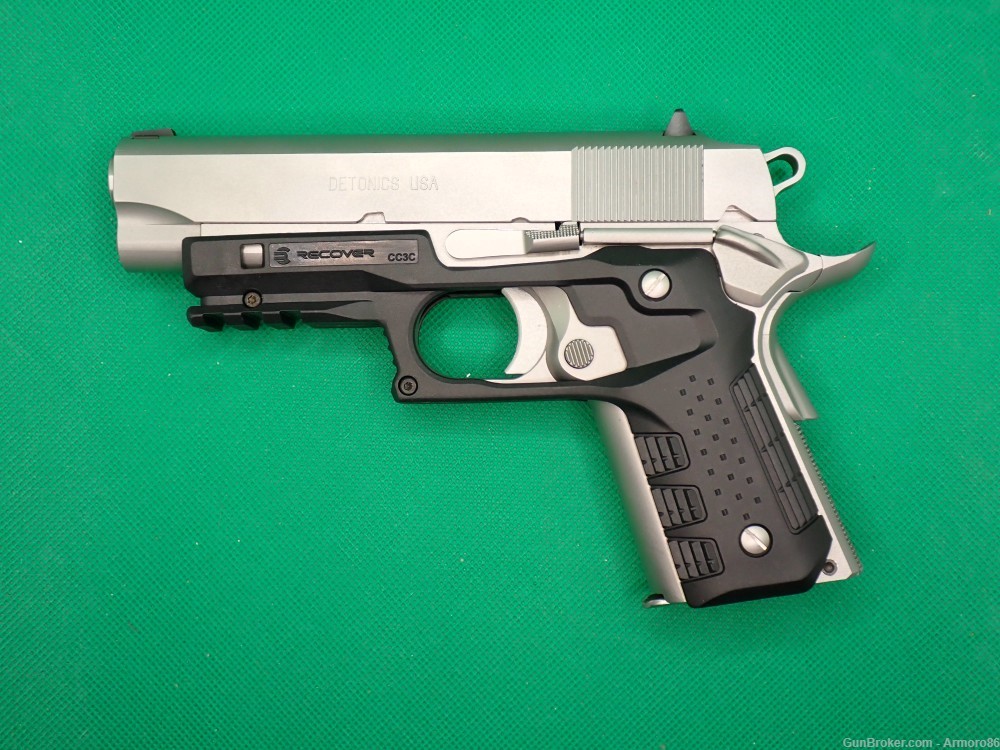 Detonics Officer -911 45 acp with recover tactical rail-img-14