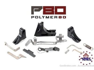 Polymer80 9mm Frame Parts Kit with Complete Trigger Assembly G17, G19, G26