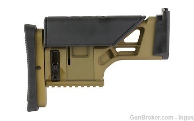 FN SCAR SSR REAR ADJUSTABLE STOCK 16S/17S FLAT DARK EARTH 20-100567 (NIB)-img-1