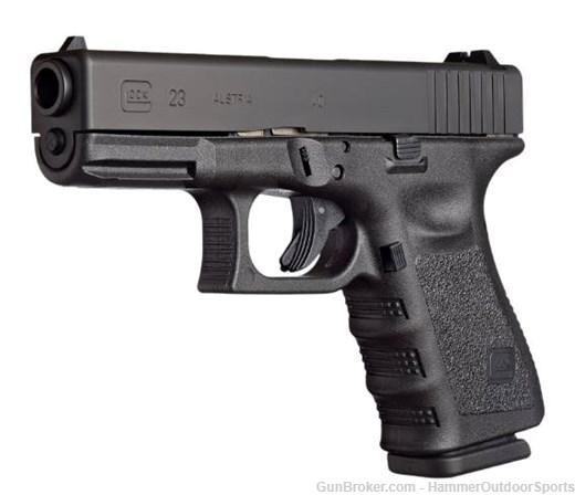 Glock 23 Gen 3 CA Approved Handgun .40 S&W 10/rd Magazines (2) 4" Ba-img-1