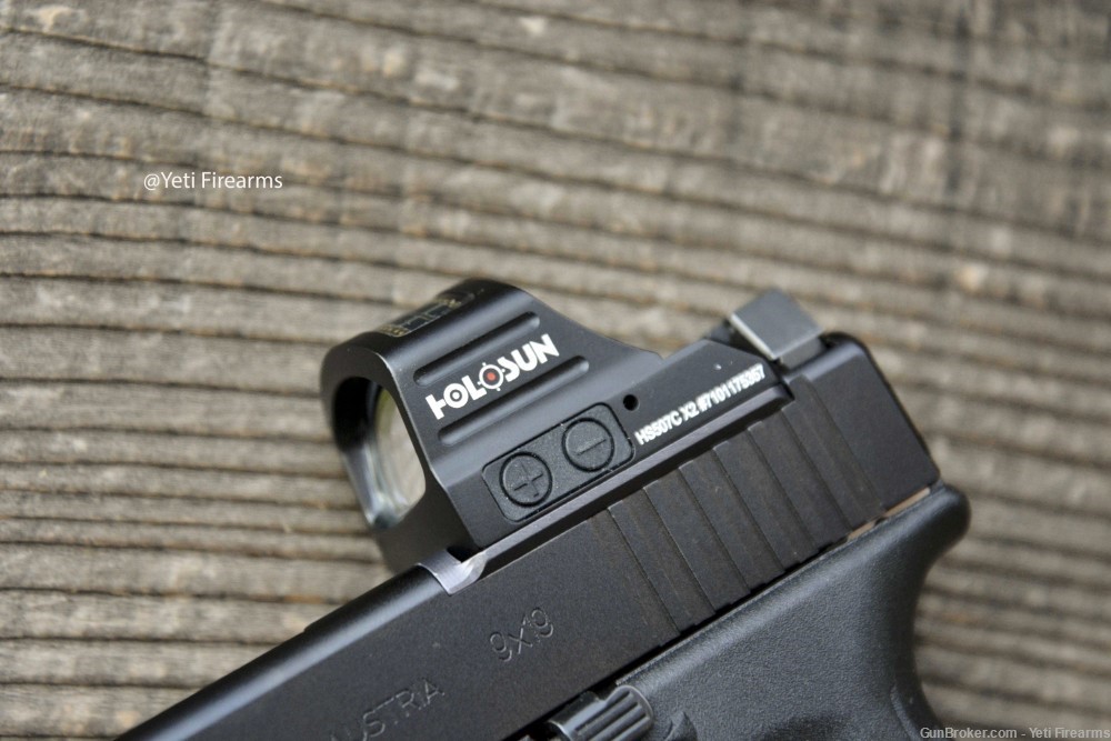 Glock 19 Gen 5 MOS 9mm W/ Holosun 507c X2 Red CHPWS V4 Agency Arms G19 G5-img-10