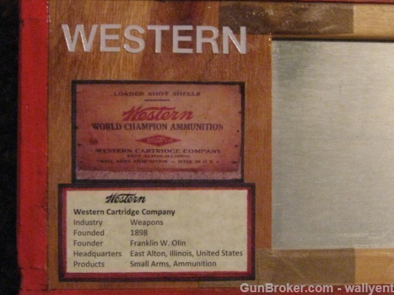 WESTERN CARTRIDGE CO Metal Sign Custom Made in U.S.A.-img-4