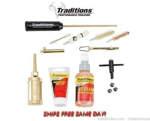 Traditions Sportsman's Package for 44 Caliber Black Powder NEW # A5120-img-0