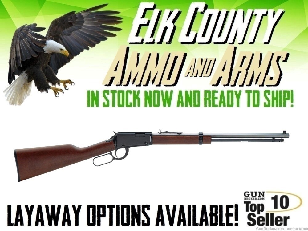 Henry Frontier Lever Action .22 S/L/LR 20" Octagon Walnut H001T-img-0