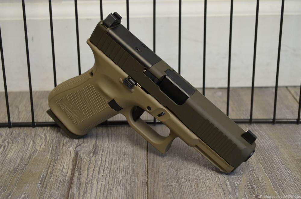 Glock 19 G5 MOS w/Ameriglo Sup Optic HT NS Agency X-Werks Magpul OD FDE-img-1