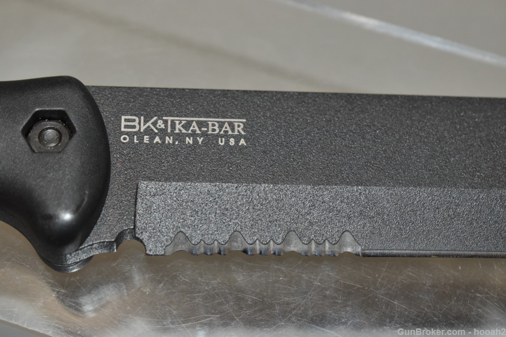 BK & KA-BAR BK-3 Becker Tac Tool 1095 Cro-Van Fixed Blade-img-7