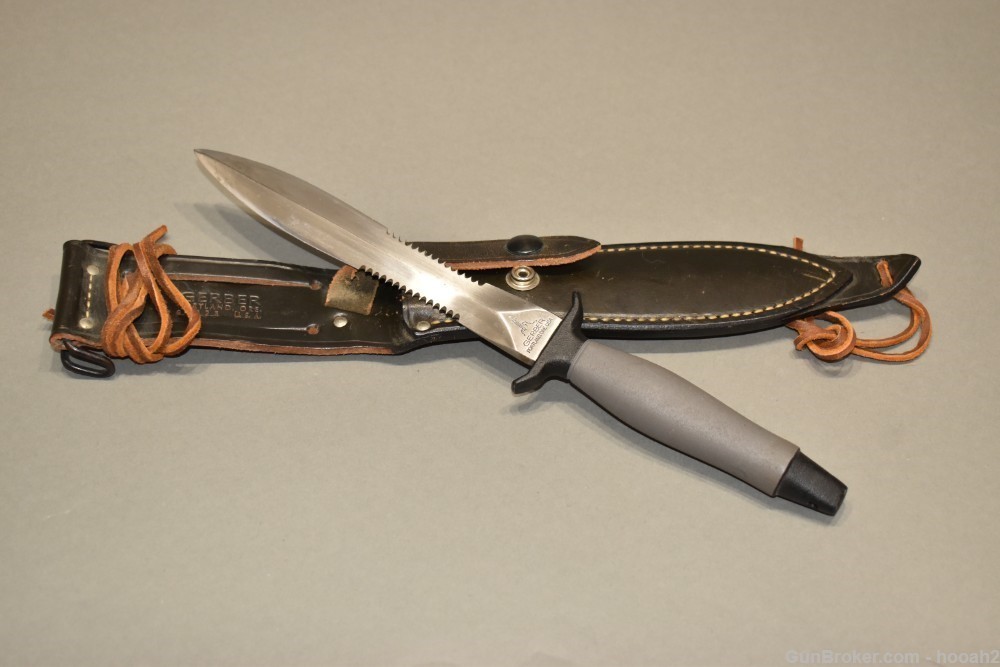 Gerber MKII MK-II Fixed Blade Knife Wasp W Sheath 1976-img-0