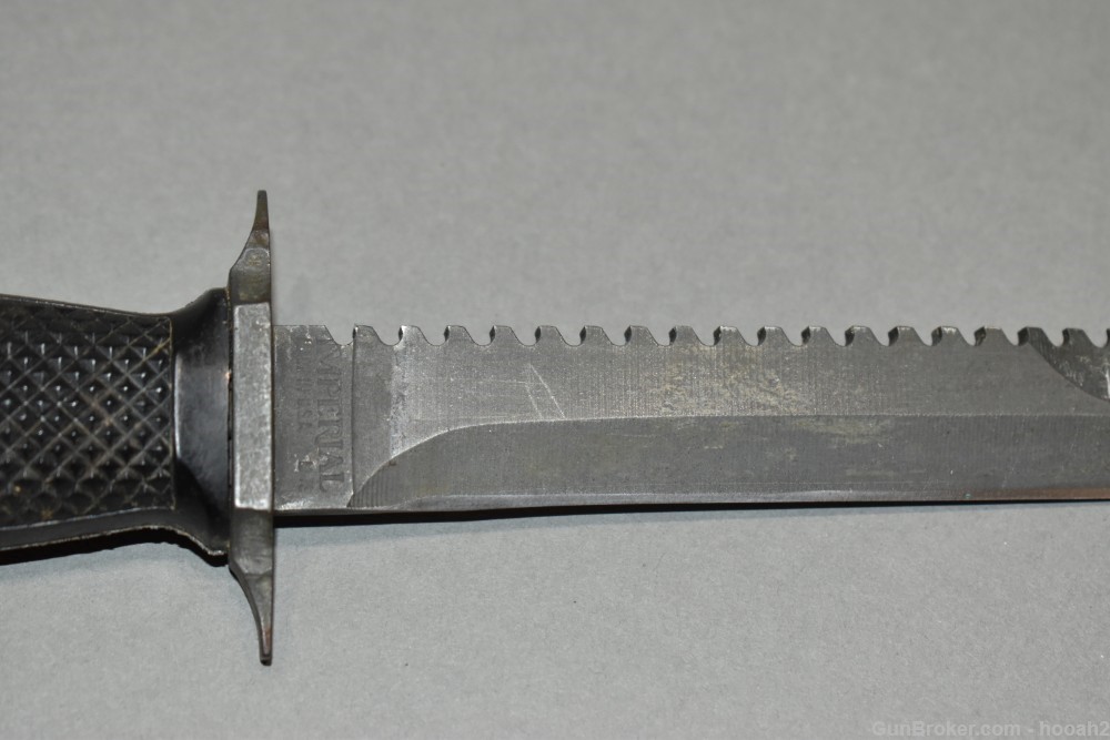 Vintage Imperial M7S Survival Fighting Knife Fixed Blade Made In USA-img-2