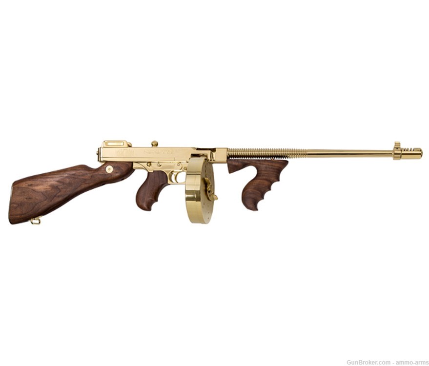 Auto Ordnance 1927A-1 Deluxe Carbine .45 ACP 16.5" Titanium Gold T150DTG-img-1