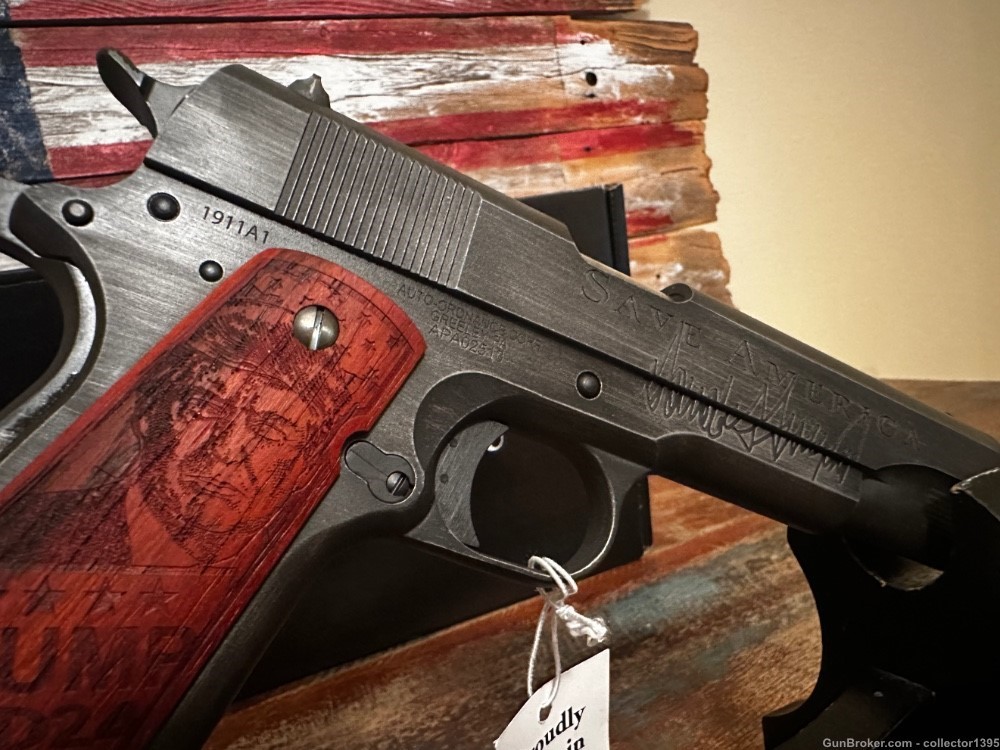 Auto-Ordnance 1911A1 Trump Save America New 2024 Limited Edition-img-5
