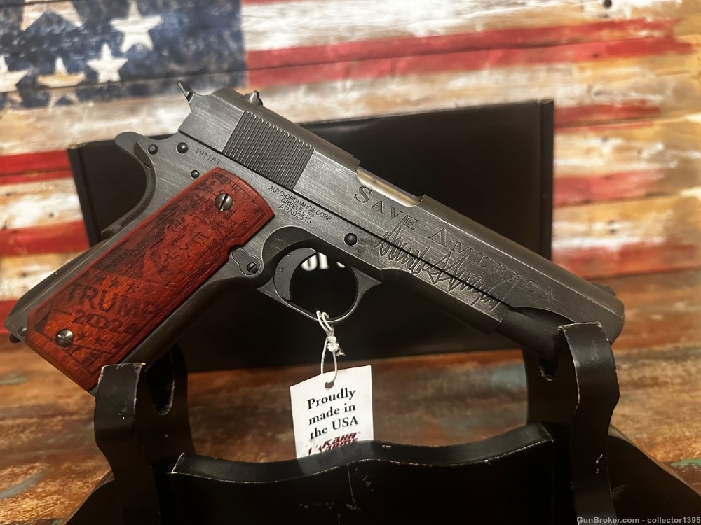 Auto-Ordnance 1911A1 Trump Save America New 2024 Limited Edition-img-4