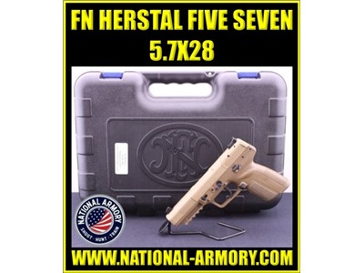FN AMERICA FIVE SEVEN 5.7X28 FDE 3868900753 20RDS