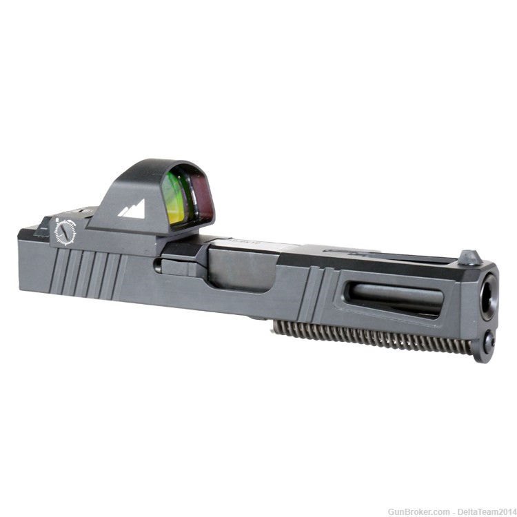 Complete 17-4 Combat RMR Slide for 9mm Glock 19 - Northtac F12 Red Dot-img-0