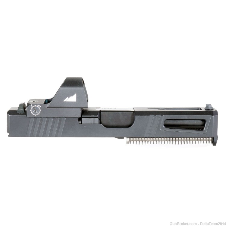 Complete 17-4 Combat RMR Slide for 9mm Glock 19 - Northtac F12 Red Dot-img-1