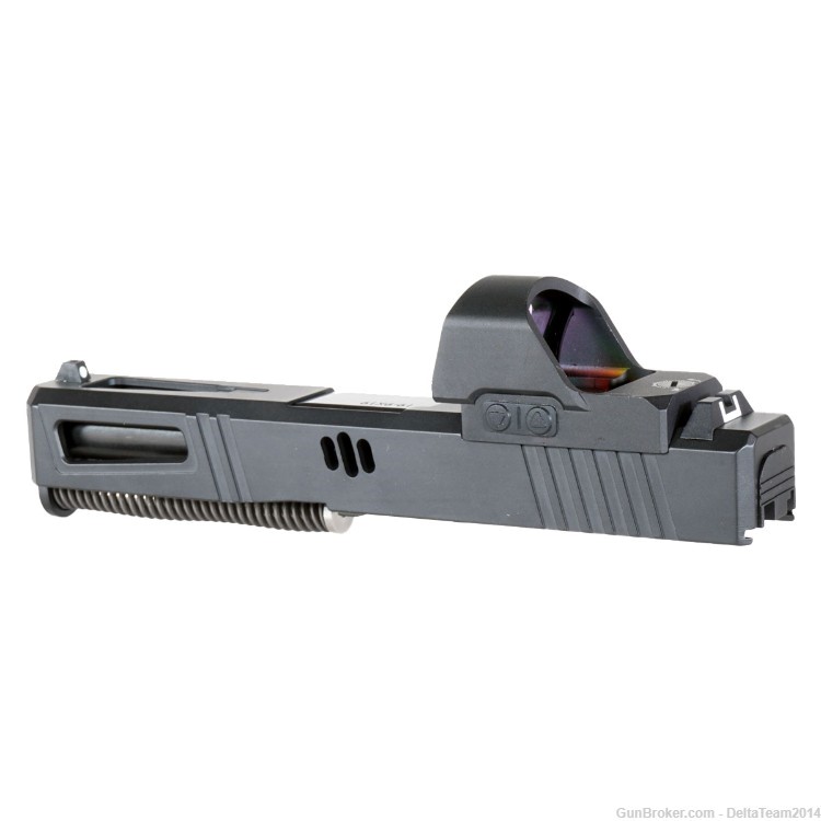 Complete 17-4 Combat RMR Slide for 9mm Glock 19 - Northtac F12 Red Dot-img-3
