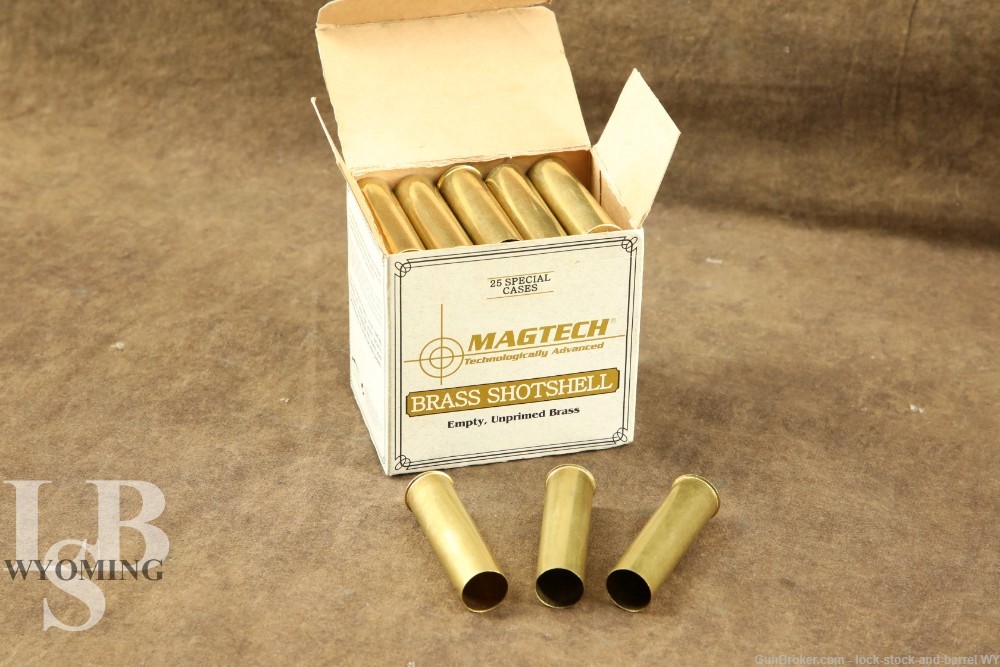 28X Magtech 2 1/2 Special 24 Gauge Brass Shotgun Shells Ammo Reloading Brass at