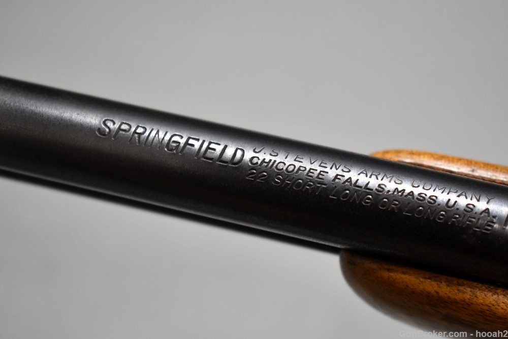 Stevens Springfield Model 86C Bolt Action Tube Fed 22 S L LR Rifle C&R READ-img-26