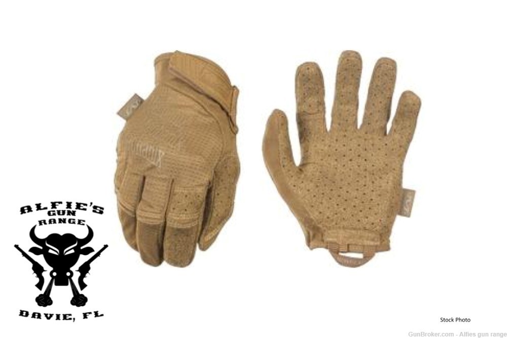 Mechanix Wear Specialty Vent Coyote Shooting Gloves Size XL Synthetic FDE-img-0