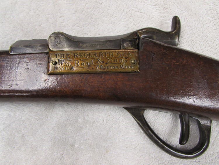 The Requarth Gun Model A Wm Read & Sons Training rifle w/ Bayonet -img-0
