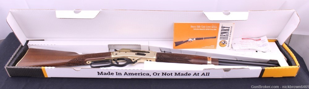 BRAND NEW HENRY H024-3030 SIDE GATE LEVER ACTION 30-30 WIN 20” BARREL -img-0