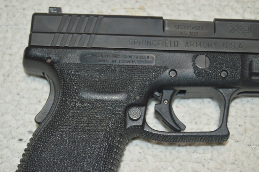 CUSTOMIZED Springfield Armory XD-45 4" Night Sights and Power River Trigger-img-3
