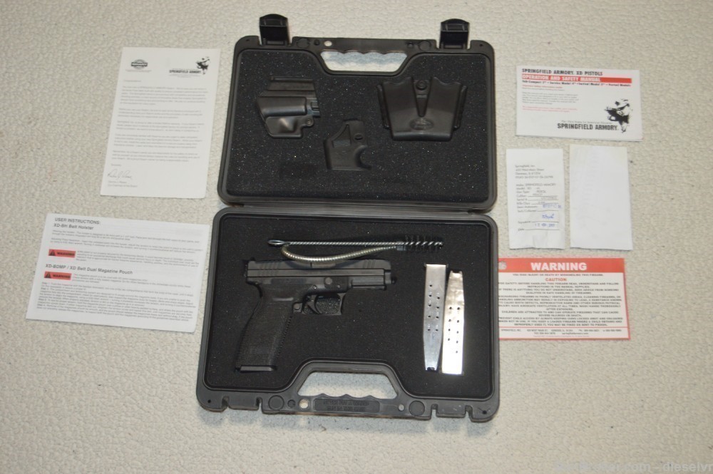 CUSTOMIZED Springfield Armory XD-45 4" Night Sights and Power River Trigger-img-17
