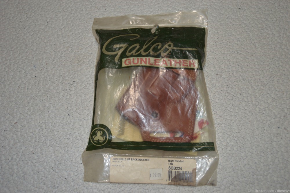 NOS Galco S.O.B. Holster Leather Glock 17 22 31-img-0