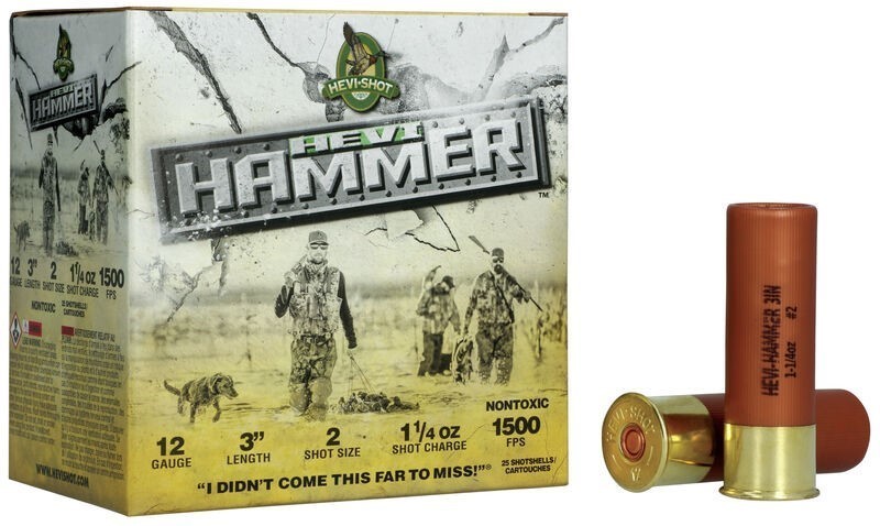 HEVI-Shot Hevi Hammer 12 Ga 3in 1-1/4oz 2 Shot HS28002-img-0