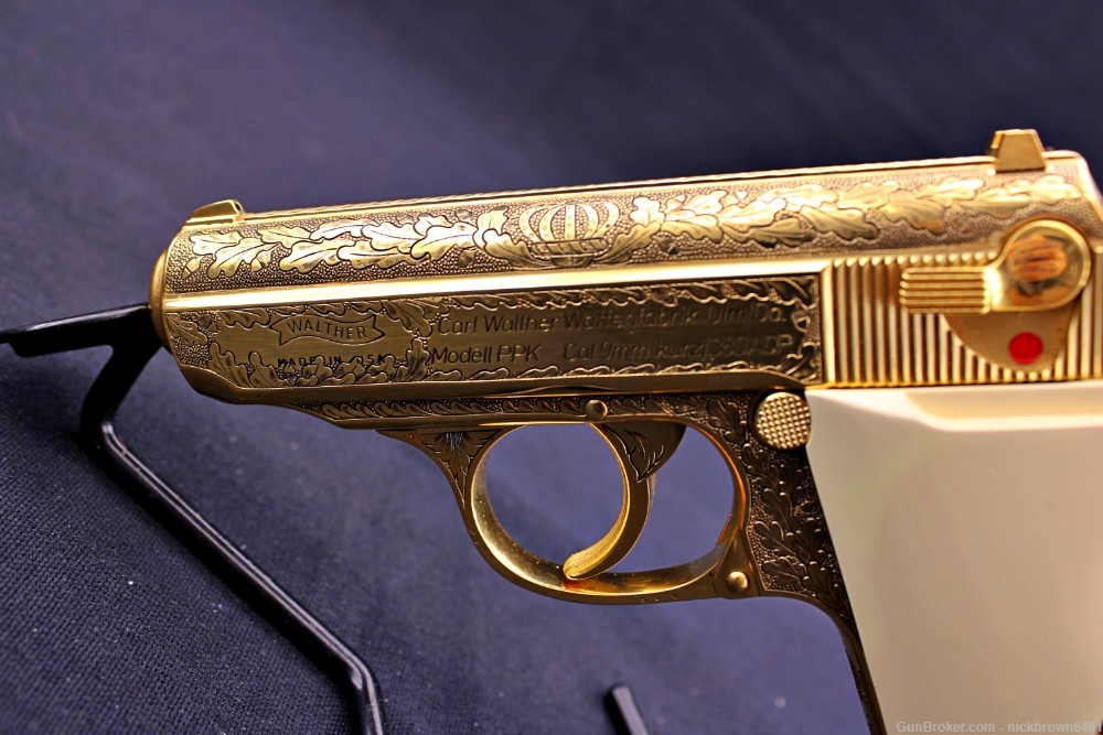 WALTHER PPK JAMES BOND MI-6 GOLD PLATED COLLECTORS EDITION 1 OF 500-img-21