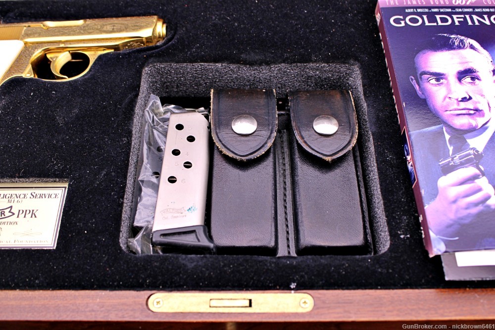 WALTHER PPK JAMES BOND MI-6 GOLD PLATED COLLECTORS EDITION 1 OF 500-img-3