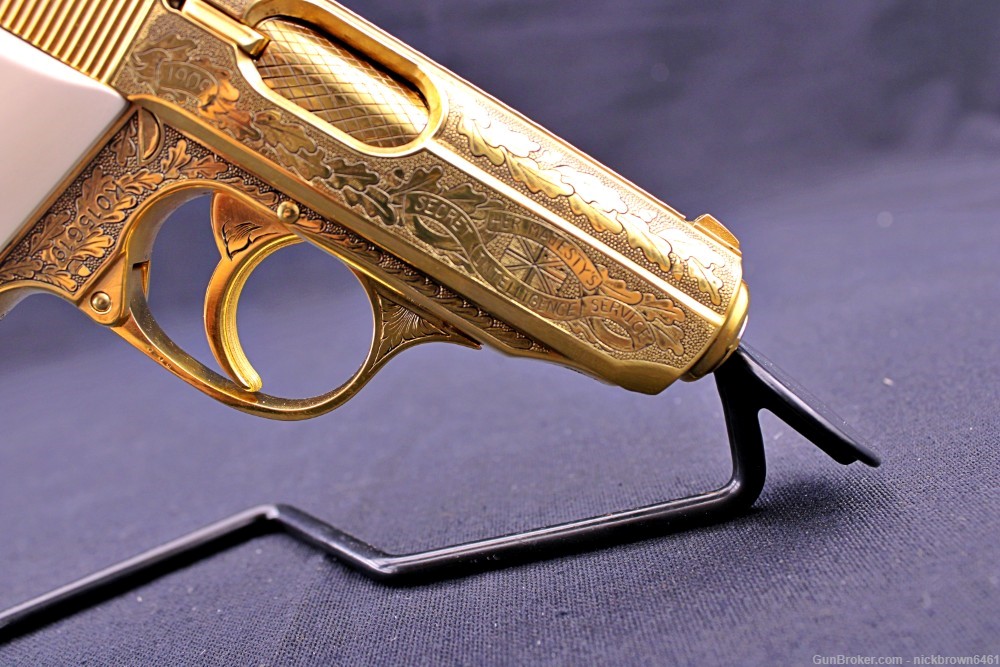 WALTHER PPK JAMES BOND MI-6 GOLD PLATED COLLECTORS EDITION 1 OF 500-img-13