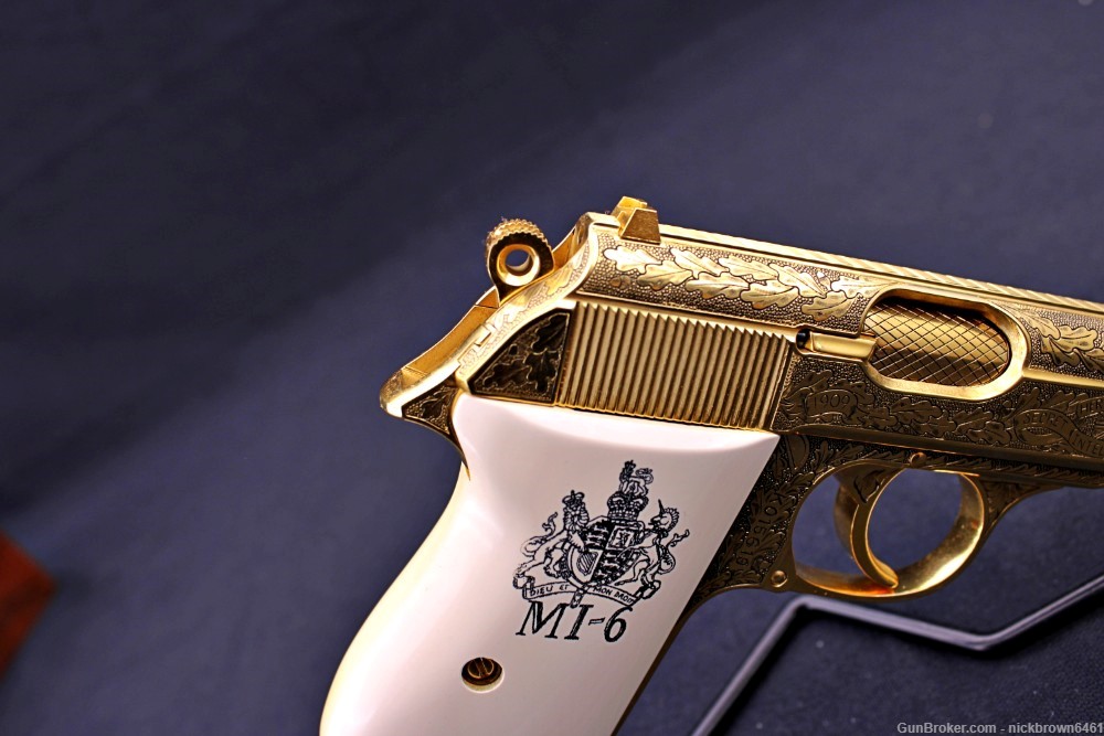 WALTHER PPK JAMES BOND MI-6 GOLD PLATED COLLECTORS EDITION 1 OF 500-img-11