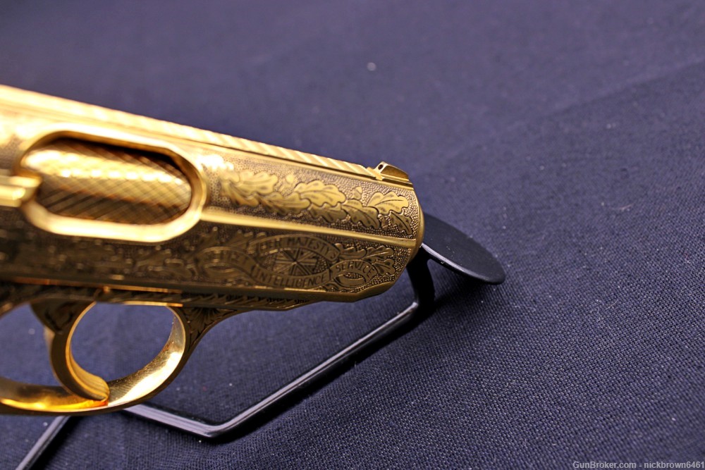 WALTHER PPK JAMES BOND MI-6 GOLD PLATED COLLECTORS EDITION 1 OF 500-img-16