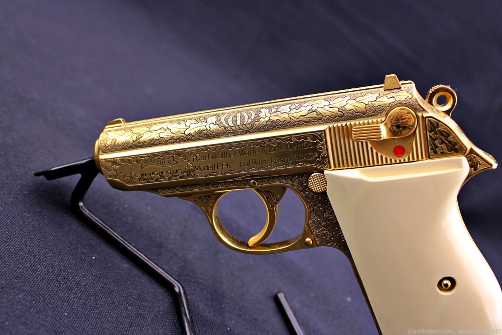 WALTHER PPK JAMES BOND MI-6 GOLD PLATED COLLECTORS EDITION 1 OF 500-img-20