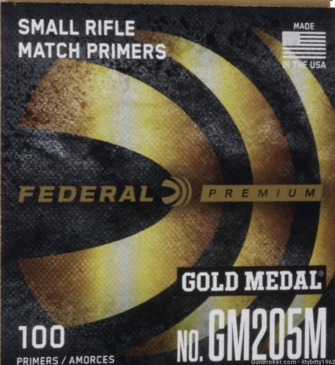 400 Federal Gold Medal Small Rifle Primers-img-0