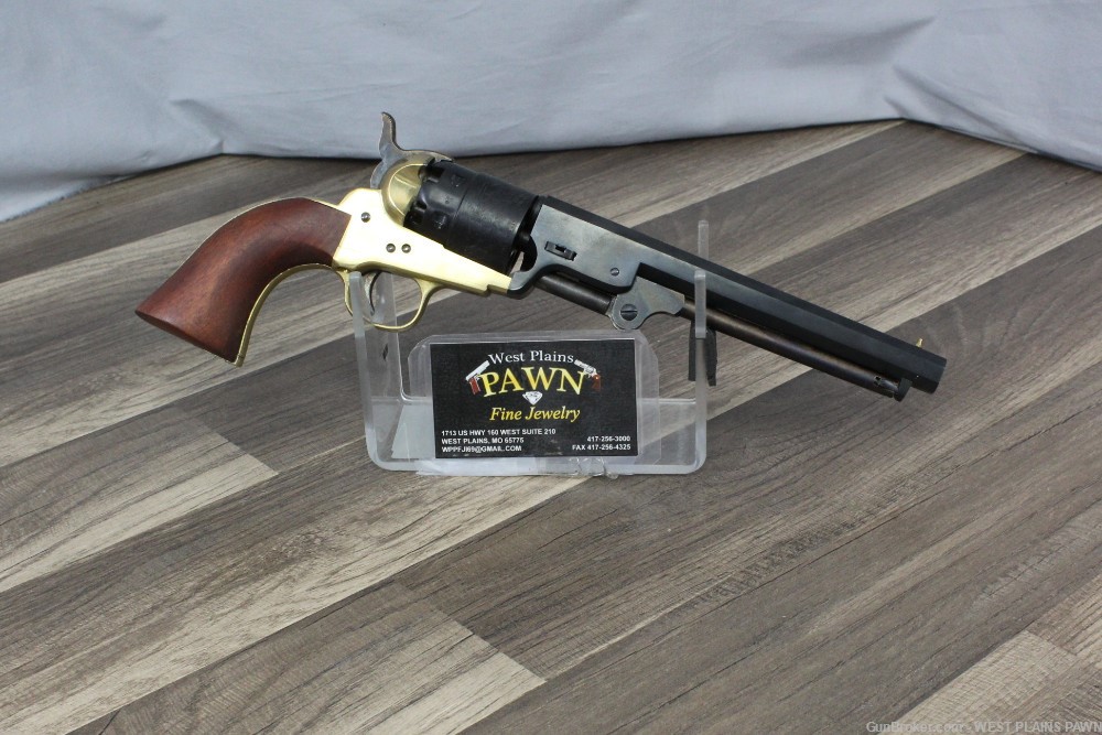 ASM BLACK POWDER REVOLVING PISTOL, 44 CAL, 7.5"BRL, 6 RND Black Powder Pistols & Muzzleloader