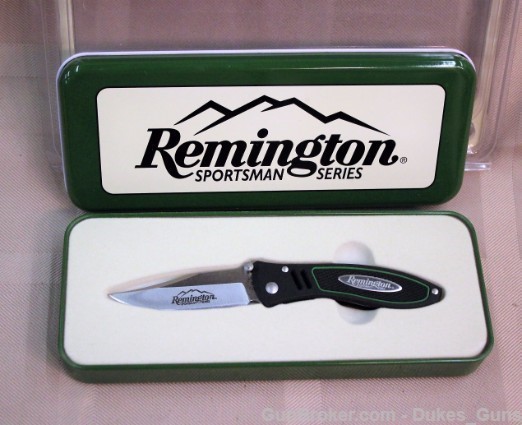 Remington Collectible Pocket Knife w/ Tin Case NIB-img-2