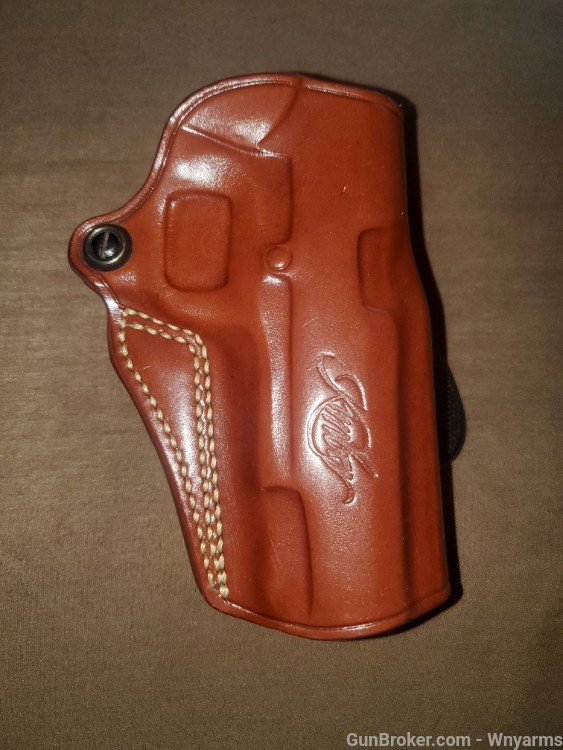 Kimber OWB RH Holster fits 4-4.25" 1911 style Nice cond Galco-img-0