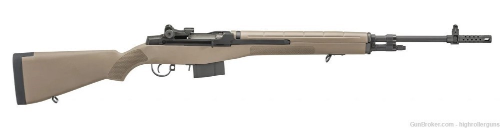 NEW M1A STANDARD ISSUE 22" 7.62NATO (308) FDE STOCK 2 STAGE MIL TRIGGER-img-0