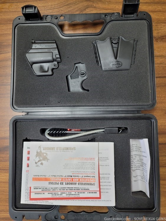 Springfield XD Hard Case with Holster kit and Manual -img-1