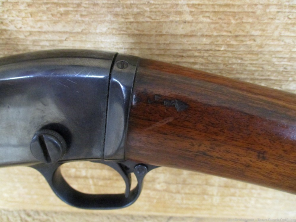 Remington model 12 pump action .22 S/L/LR takedown rifle MFG 1932 good cond-img-3