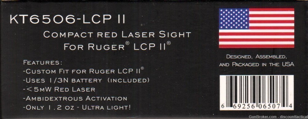Aimshot KT6506LCPII Laser Sight Red Laser - fits Ruger LCP II-img-2