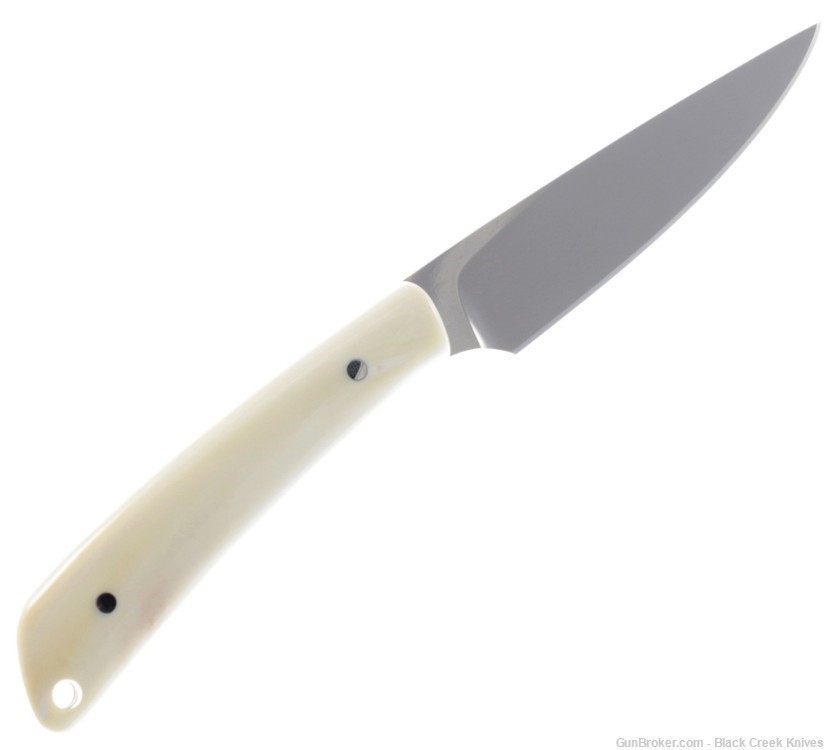 Beretta Bird & Trout Fixed Blade Knife Warthog Tusk Handle Bohler N690 SS -img-0